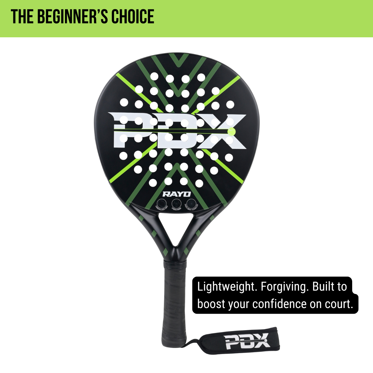 PDX Rayo Beginner Padel Racket