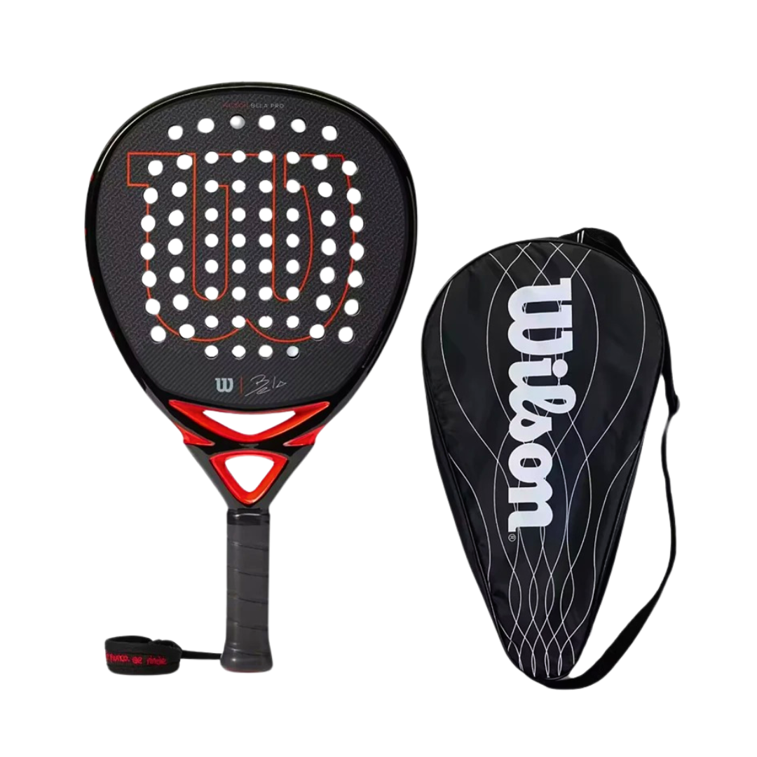 Wilson Bela Pro Padel Racket - Black & Red