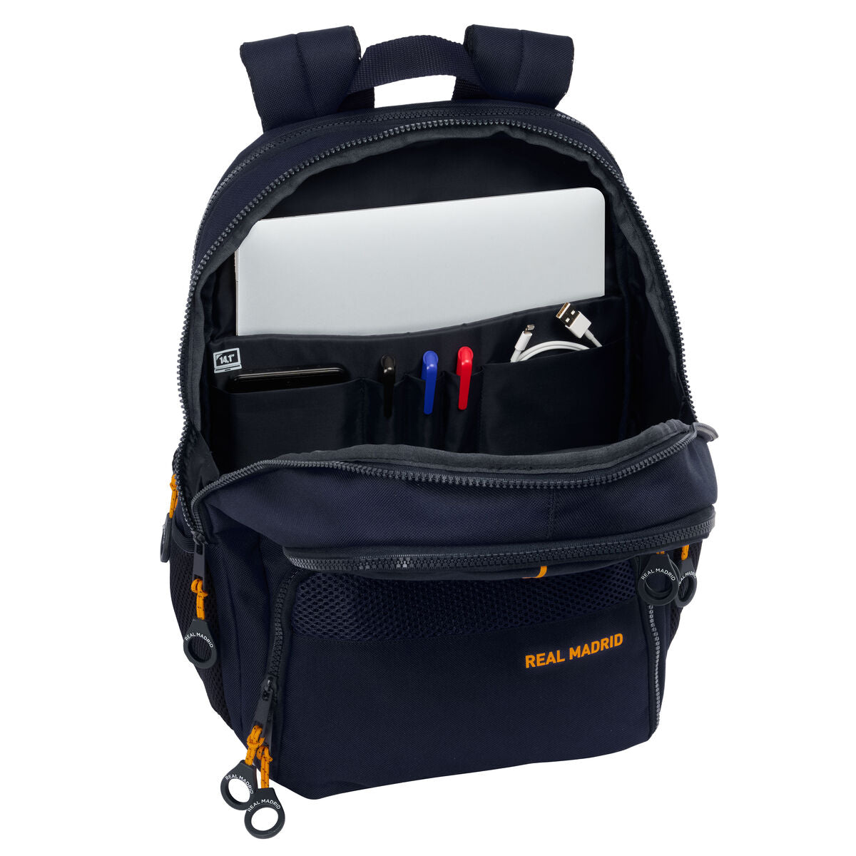 Real Madrid 2nd Kit Navy Blue Padel Backpack