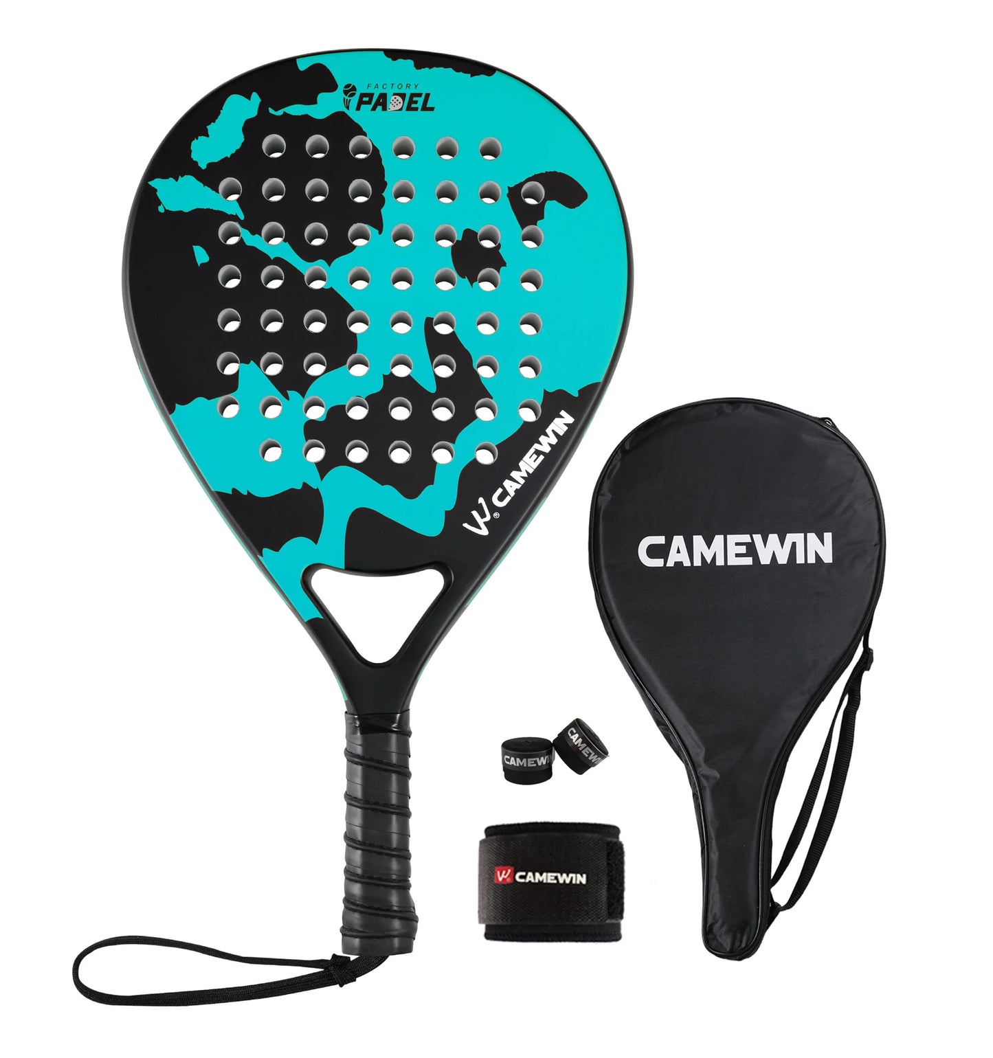 Camewin Carbon Padel Racket – EVA Core | Beginner-Friendly | With Bag