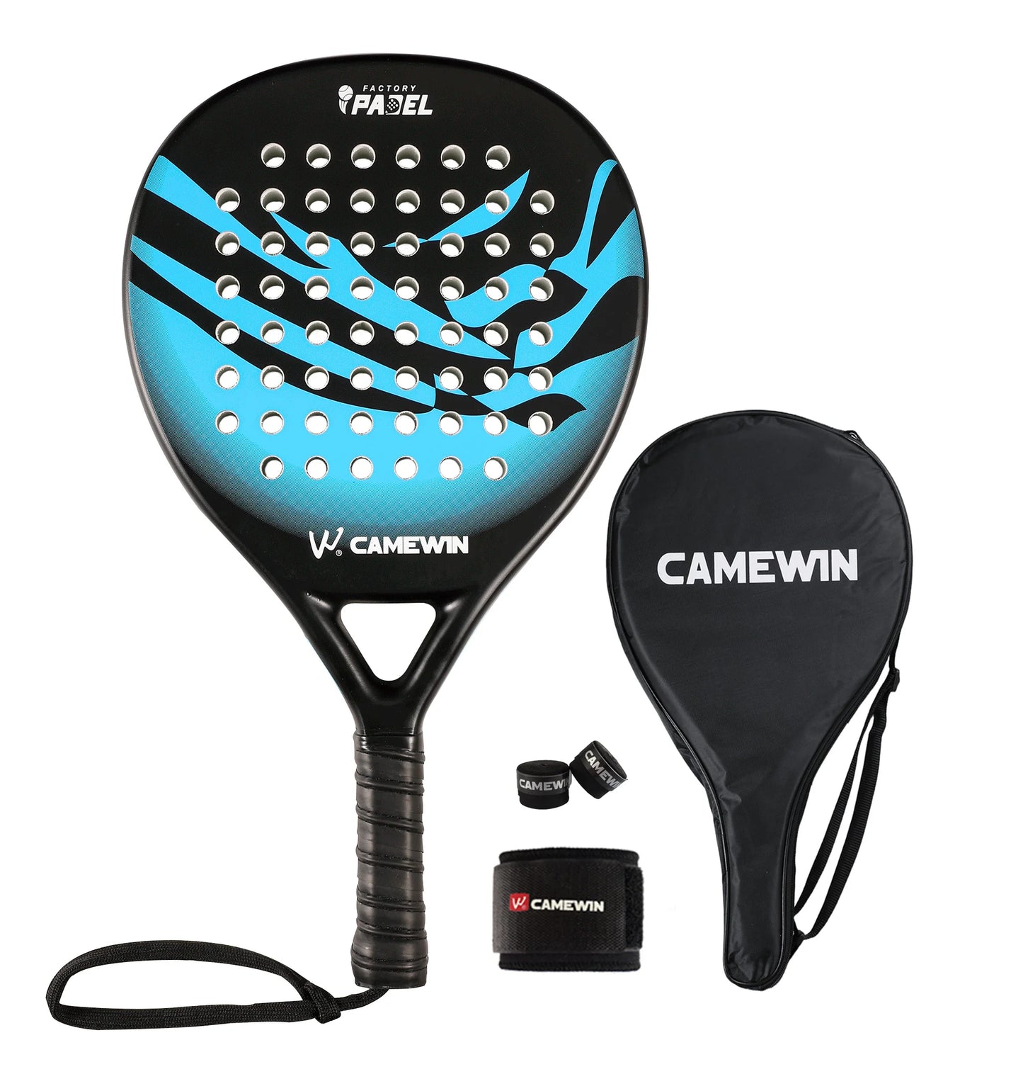 Camewin Carbon Padel Racket – EVA Core | Beginner-Friendly | With Bag
