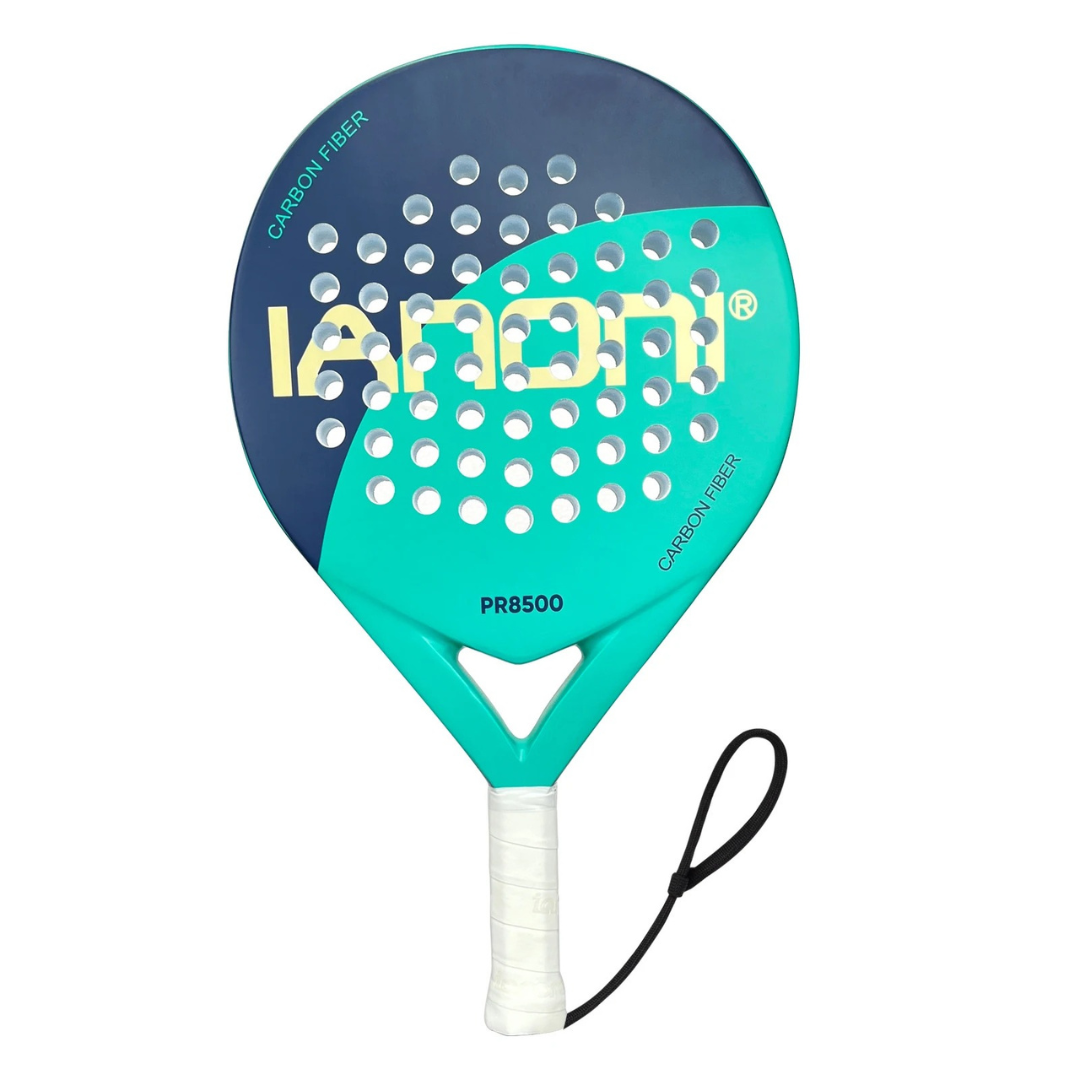 IANONI Padel Racket – Carbon Fibre Surface with EVA Memory Flex Foam Core