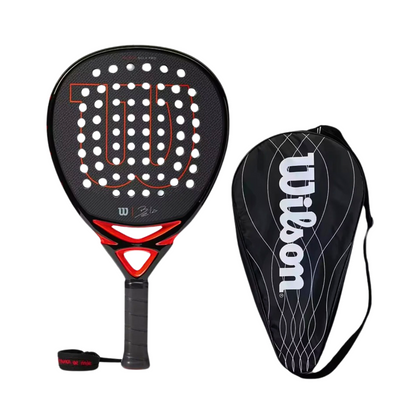Wilson Bela Pro Padel Racket - Black & Red