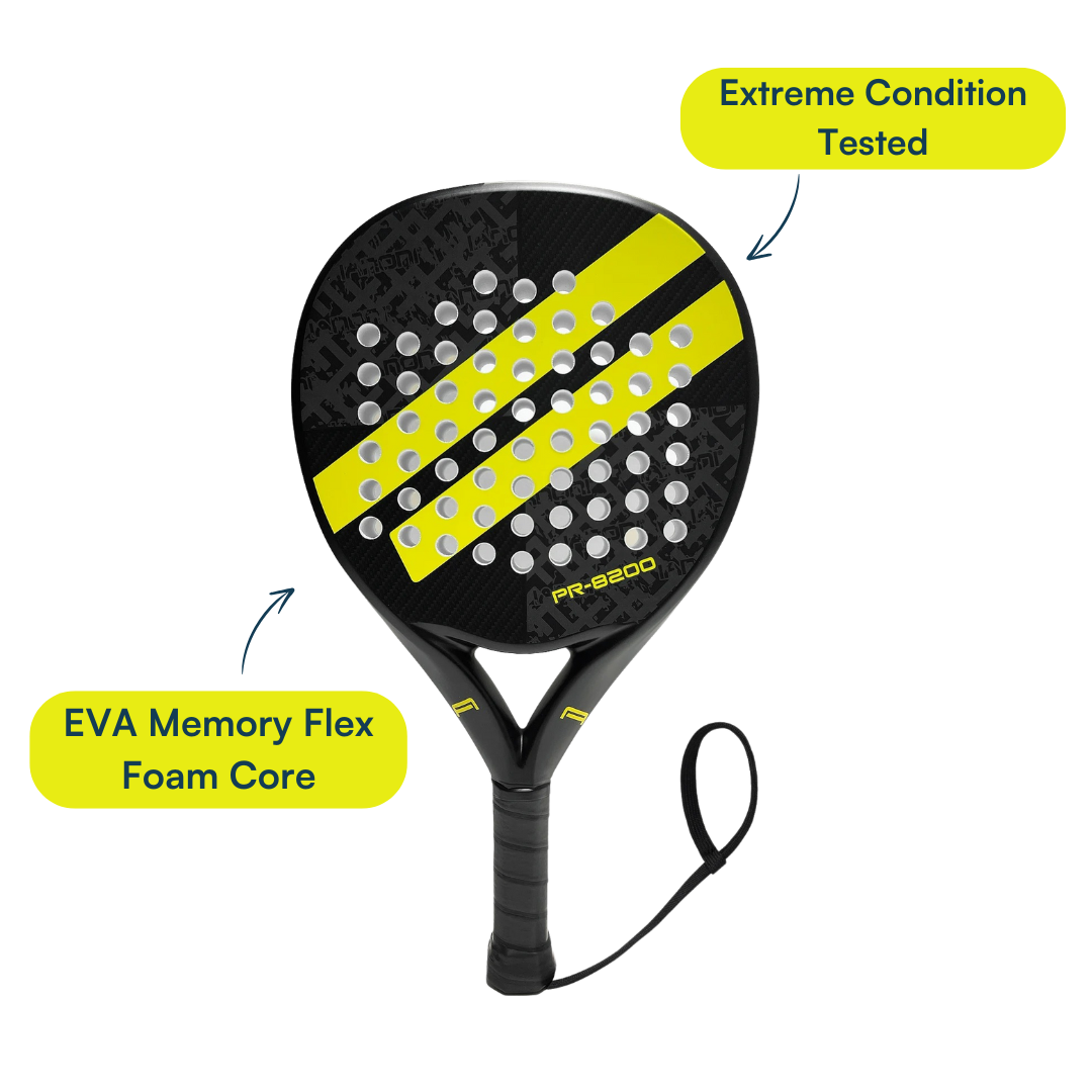 IANONI Padel Racket – Carbon Fibre Surface with EVA Memory Flex Foam Core