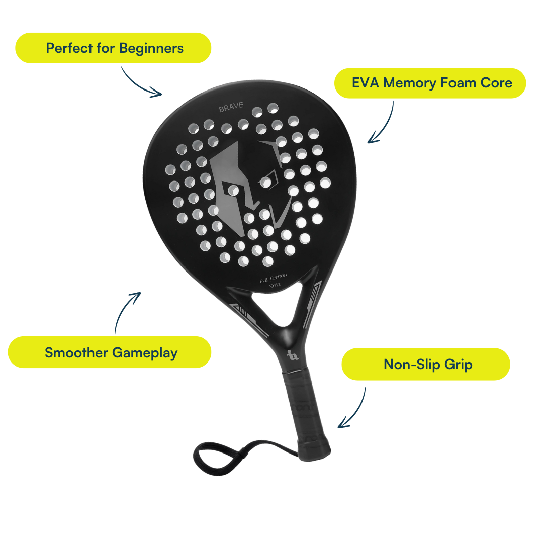 IANONI Padel Racket – Graphite Composite Surface with EVA Memory Foam Core