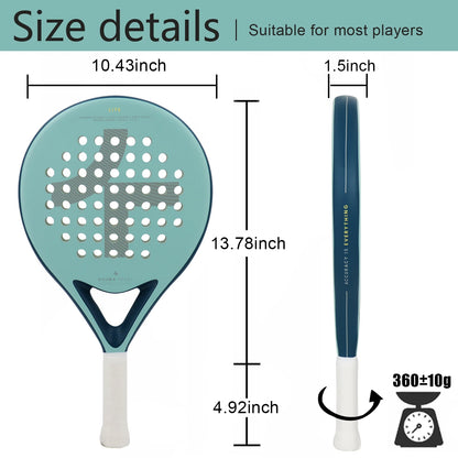 Osuma Padel Racket – Carbon Fibre Surface with EVA Memory Core