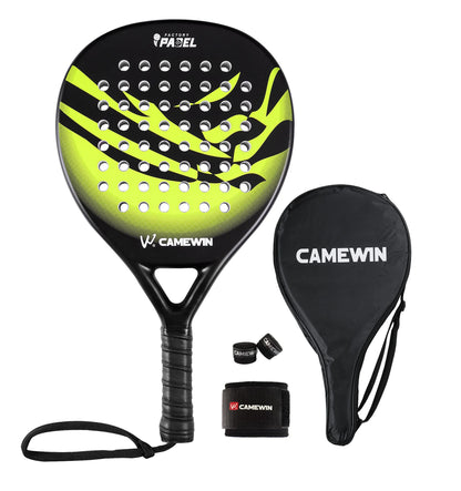 Camewin Carbon Padel Racket – EVA Core | Beginner-Friendly | With Bag