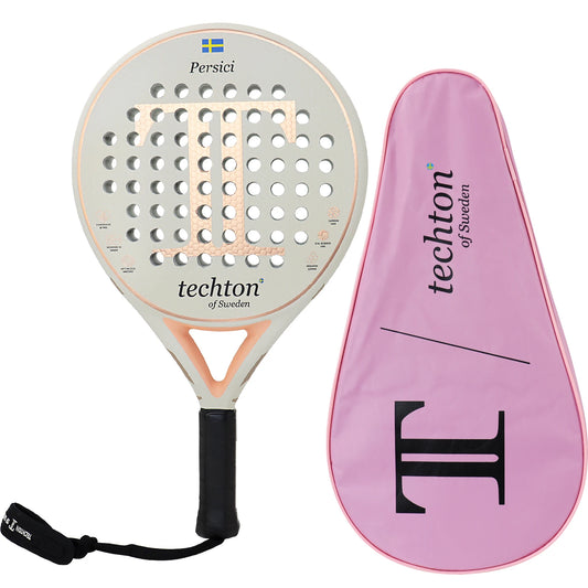 Techton of Sweden Pala Padel Racket – Full Carbon Fibre 3K/12K with EVA15 Core