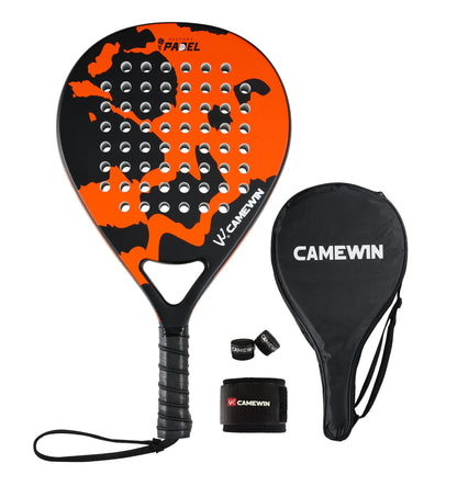 Camewin Carbon Padel Racket – EVA Core | Beginner-Friendly | With Bag