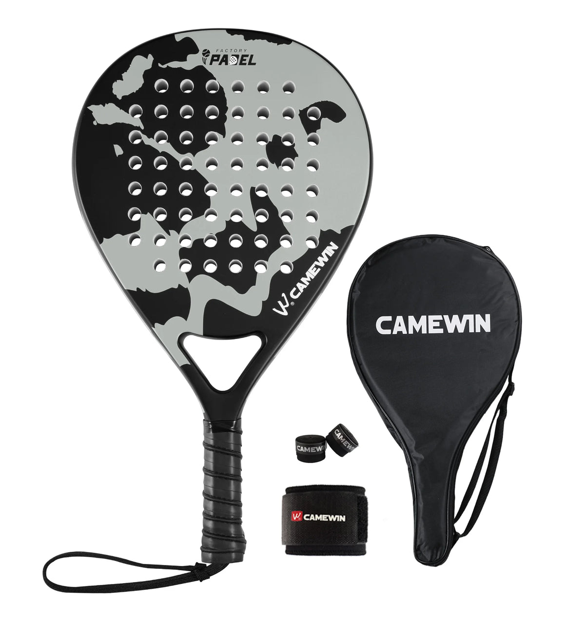 Eva Padel Racket Camewin Carbon Padel Racket – EVA Core | Beginner-Friendly | With Bag ...