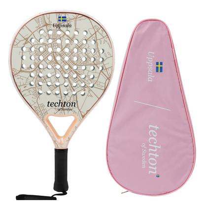 Techton of Sweden Pala Padel Racket – Full Carbon Fibre 3K/12K with EVA15 Core